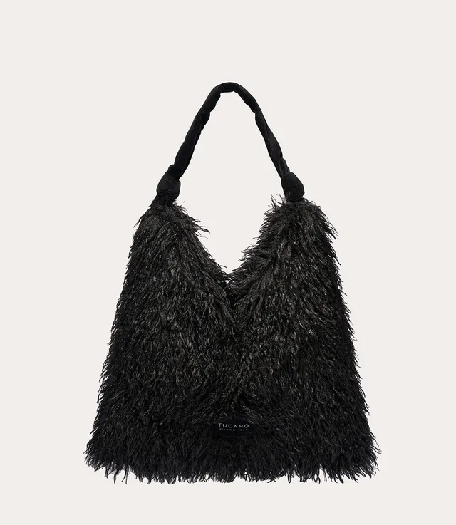 tucano-mongolian-sac-cabas-fausse-fourrure-poils-longs image 1