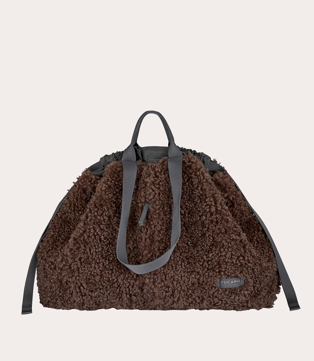 tucano-carry-sheep-large-sac-de-week-end-en-fausse-fourrure-effet-mouton image 8