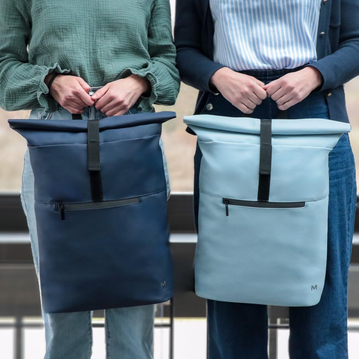 mobilis-origine-sac-dos-urbain-roll-top-16l-pc-14-16-bleu-clair image 6