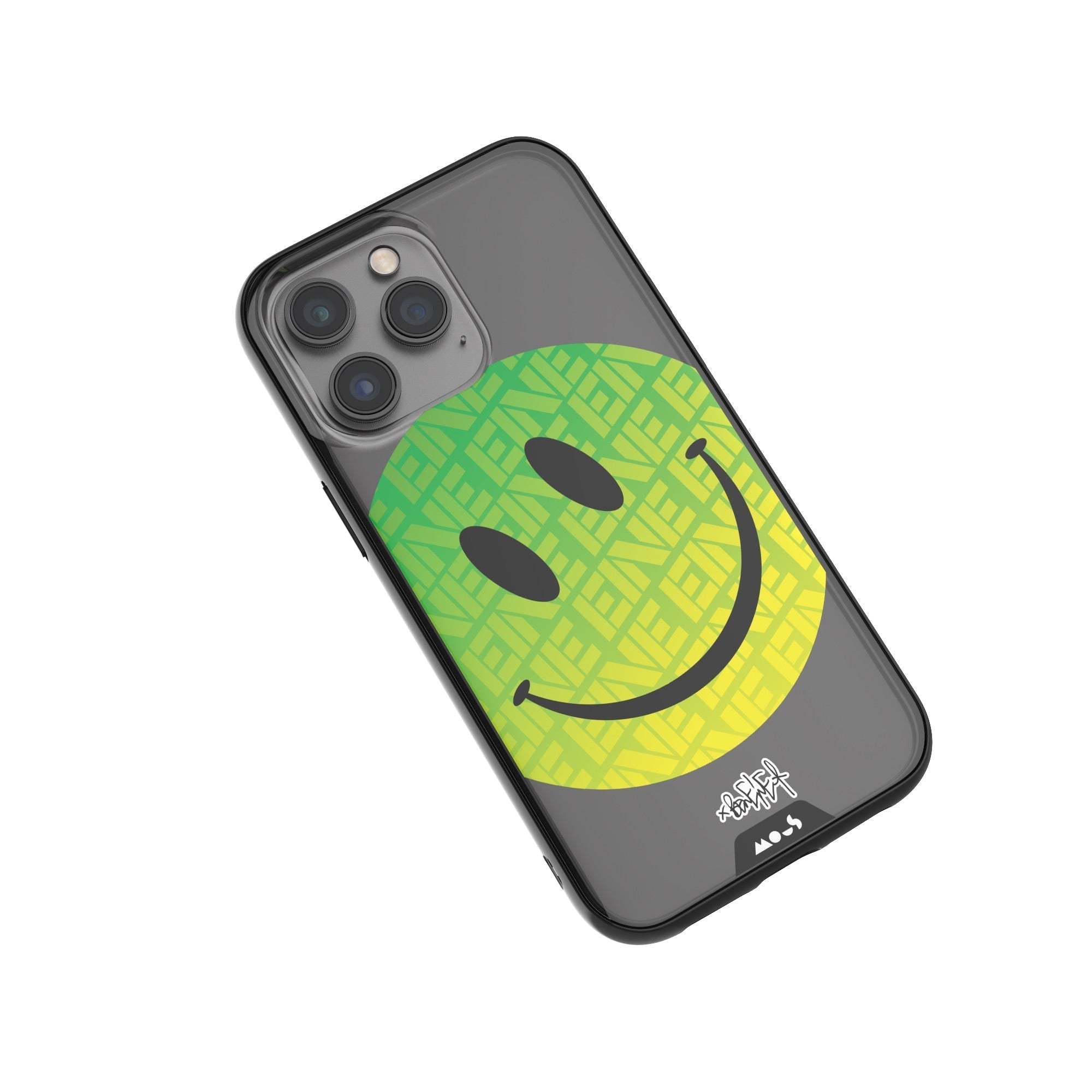 coque-de-protection-mous-x-ben-eine-green-smiley-typography-magsafe-pour-iphone- image 4