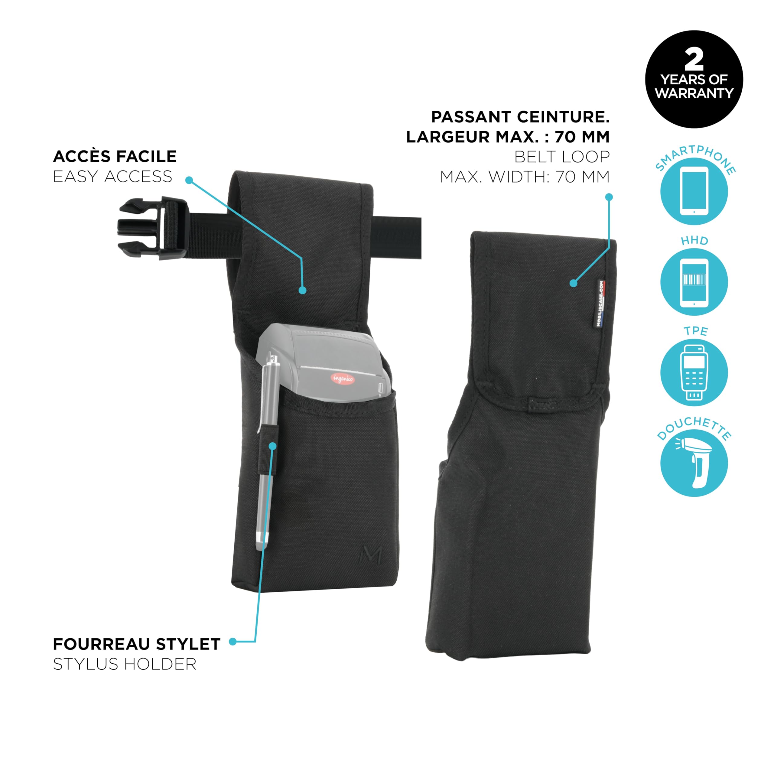 mobilis-protech-holster-pos-pour-lecteur-carte-11x27x5-cm-avec-ceinture image 3