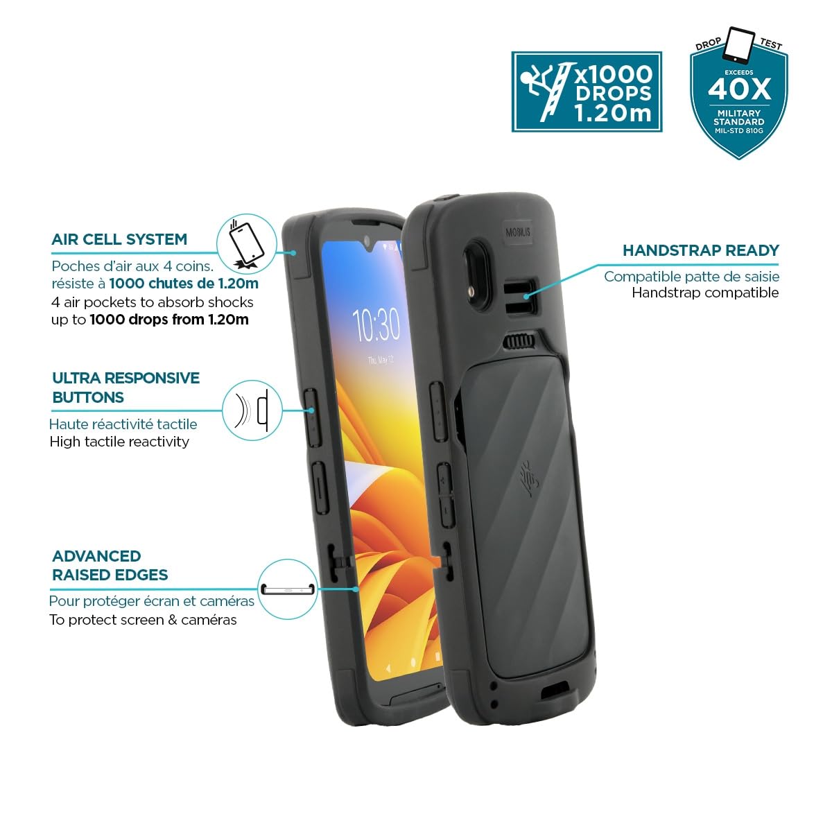 mobilis-coque-de-protection-renforc-e-pour-terminal-zebra-tc15-et-tn28 image 3