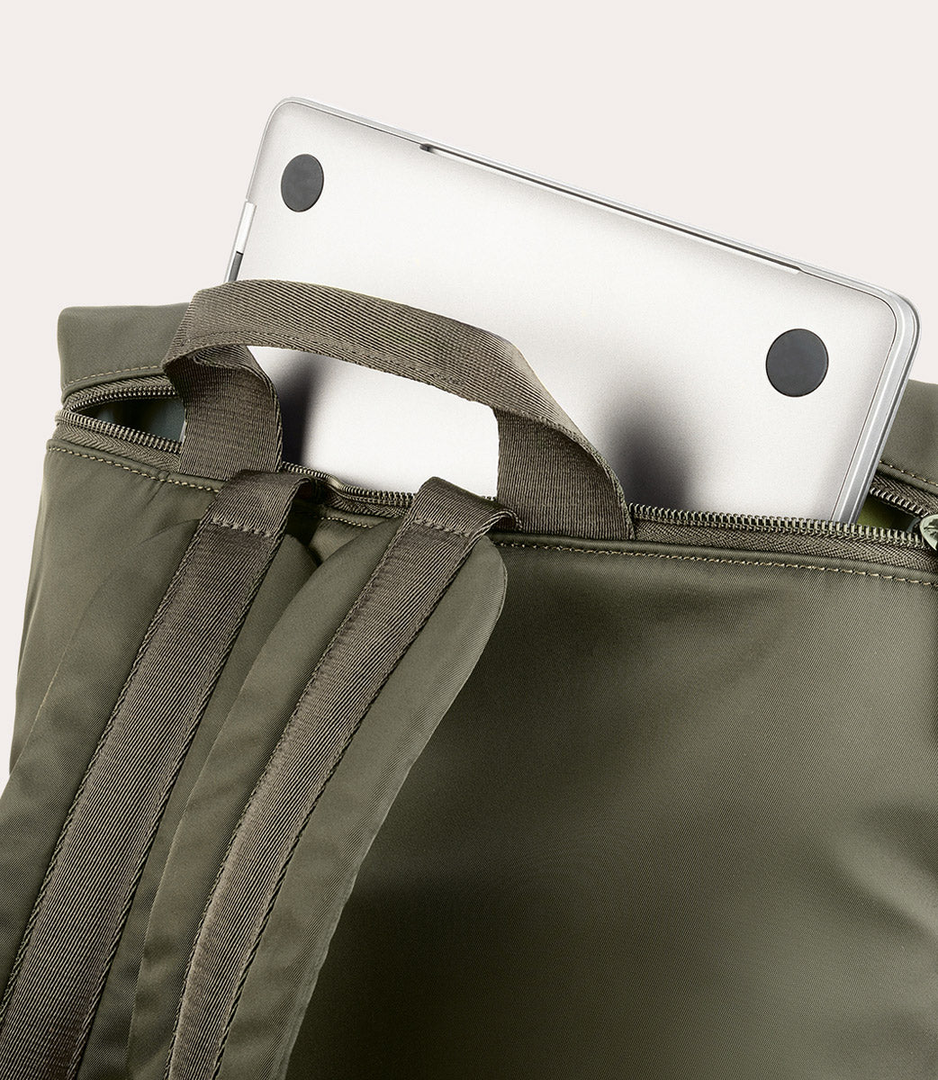 tucano-fold-backpack-sac-dos-15-6-macbook-16-nylon-recycl-et-cuir image 8