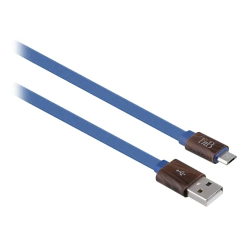 t-nb-woodle-c-ble-micro-usb-1-m-effet-bois image 1