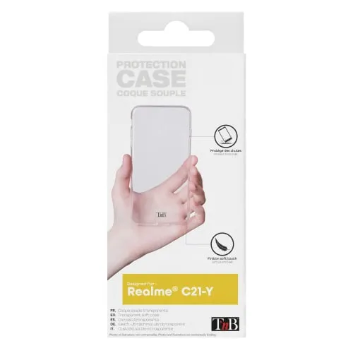 t-nb-coque-souple-transparente-silicone-pour-realme-c21-y image 1