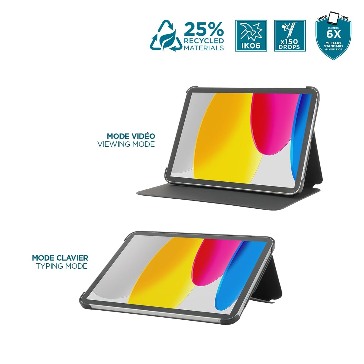 mobilis-re-life-coque-avec-rabat-pour-ipad-11-a16-2025-ipad-10-9-10e-g-n-aspect- image 3