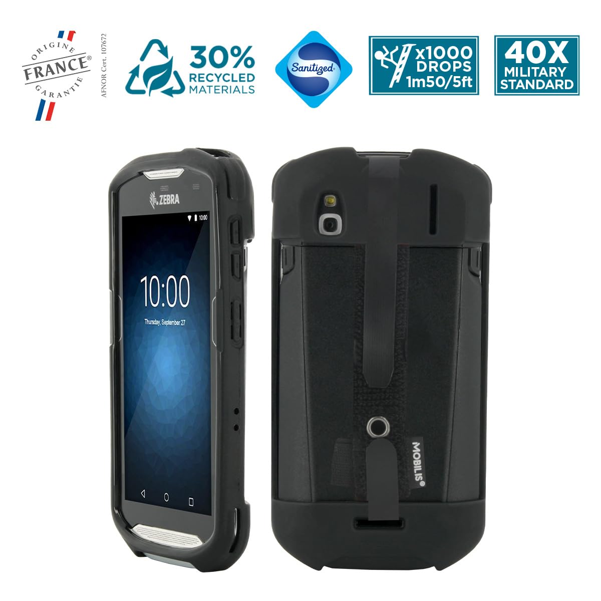 mobilis-protech-coque-noire-pour-zebra-tc51-tc52-tc56-tc57-dragonne image 2