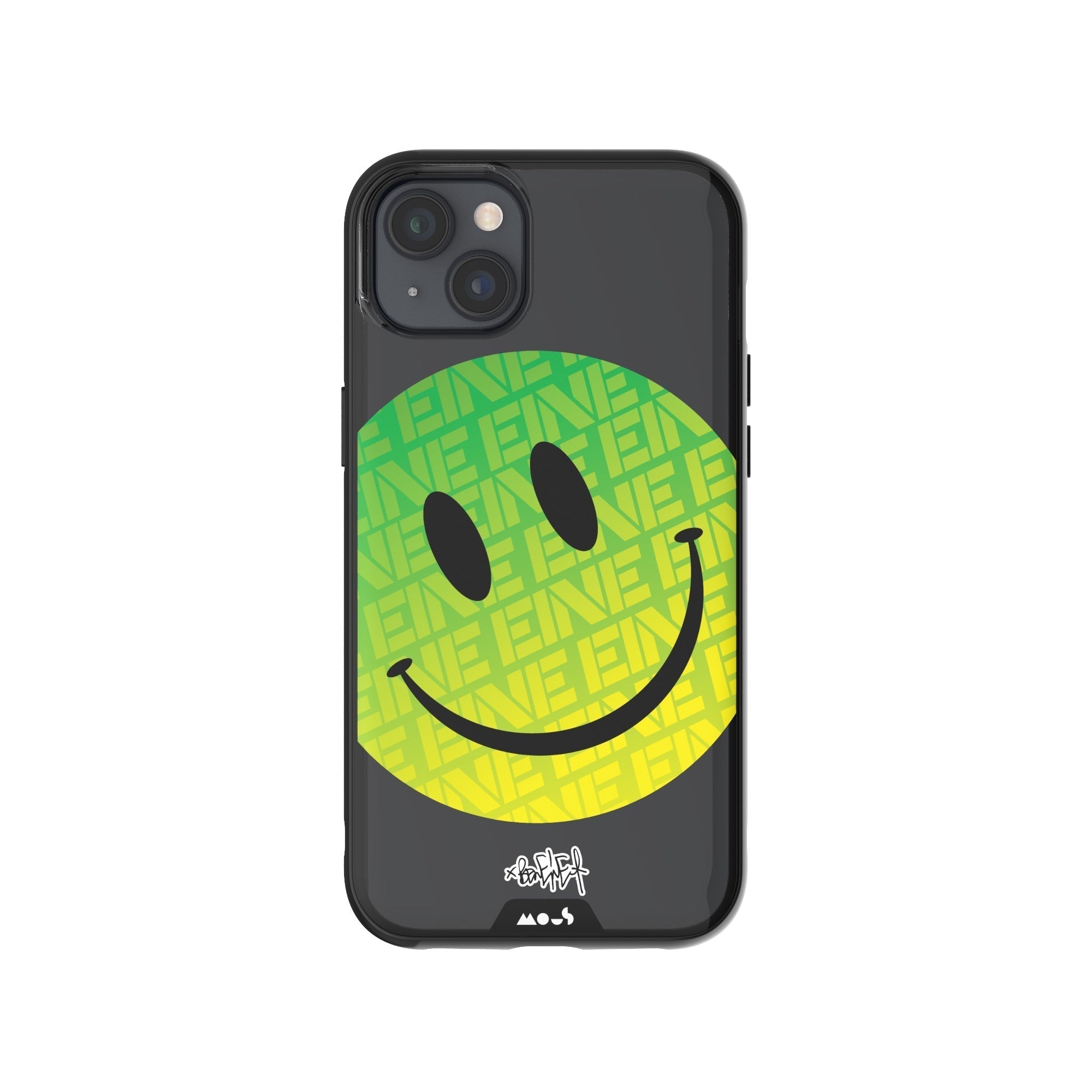 coque-de-protection-mous-x-ben-eine-green-smiley-typography-magsafe-pour-iphone- image 8