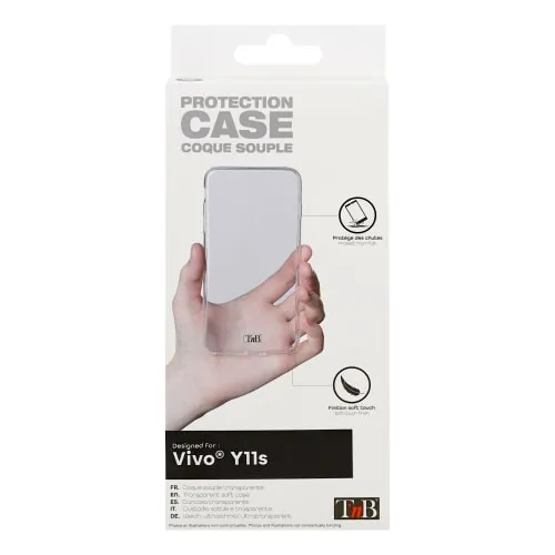 t-nb-coque-souple-pour-vivo-y11s-silicone-transparent image 1