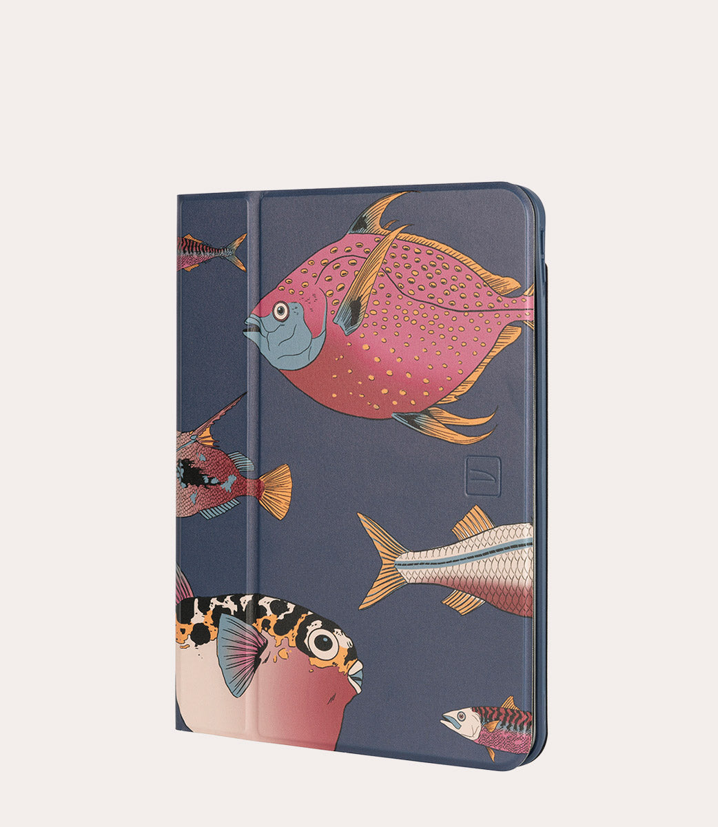 tucano-up-schizzo-tui-ipad-motif-poisson-avec-support image 2