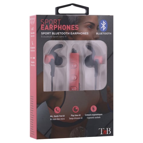 t-nb-couteurs-bluetooth-sport-rose-tour-d-oreille-maintien-jogging image 1