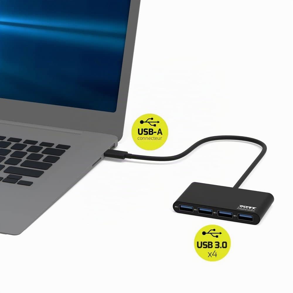 port-designs-port-connect-hub-usb-a-4-ports-usb-3-0-5-gb-s image 6