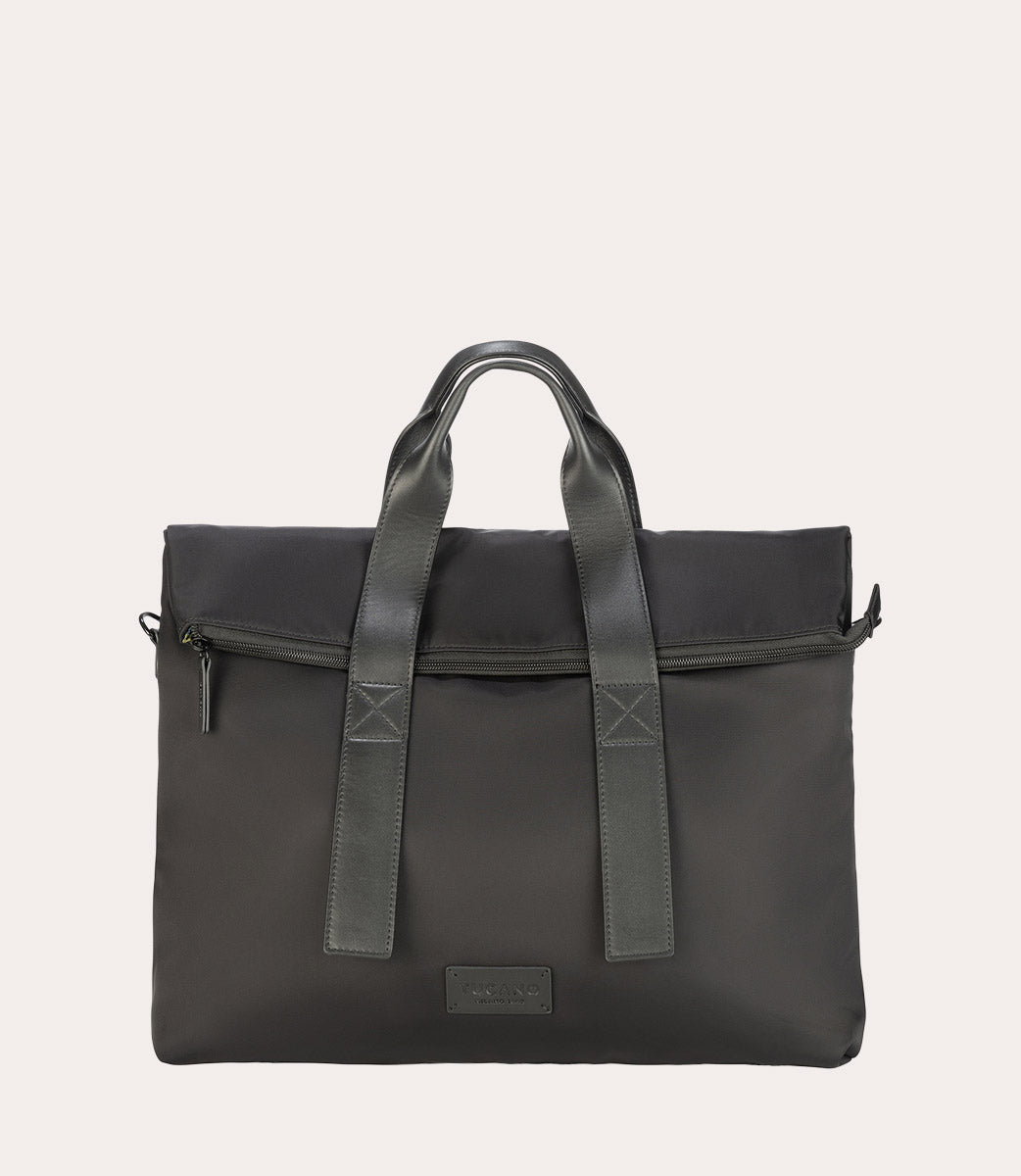 tucano-fold-sac-de-travail-15-6-et-macbook-16-en-nylon-recycl-et-cuir image 1