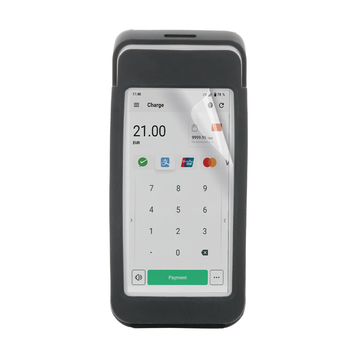 mobilis-t-series-film-de-protection-pour-tpe-pax-a920-pro-transparent-ik06 image 1