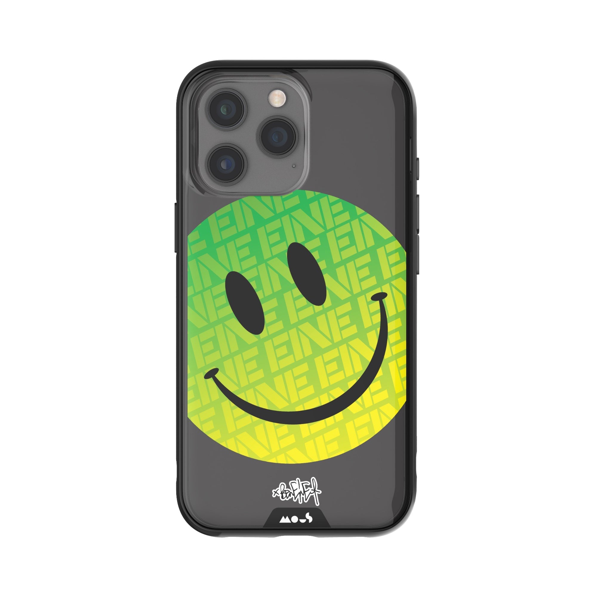 coque-de-protection-mous-x-ben-eine-green-smiley-typography-magsafe-pour-iphone- image 7