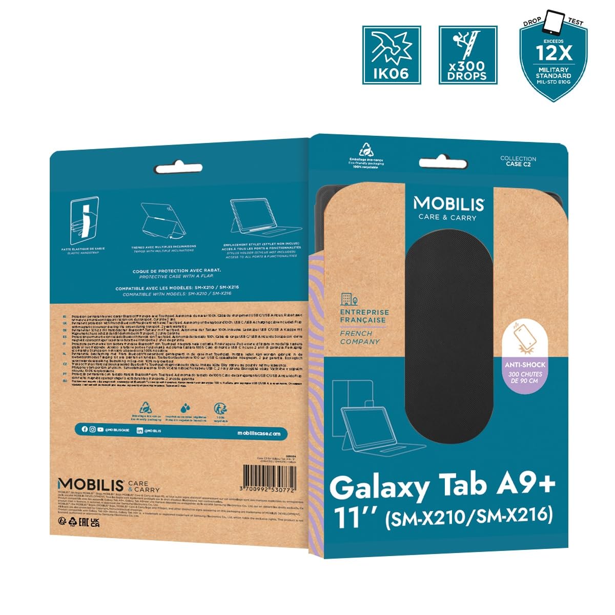 mobilis-coque-de-protection-folio-galaxy-tab-a9-11-sm-x210-sm-x216-avec-patte-de image 8