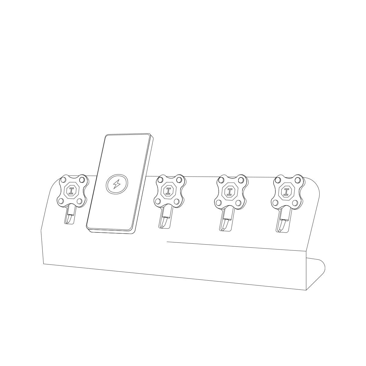 mobilis-energia-mobile-dock-5-positions-uk-120w-station-charge-simultan-e-noir image 5