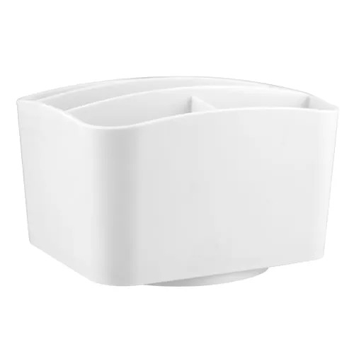 t-nb-porte-t-l-commande-rotatif-360-blanc-5-compartiments image 1