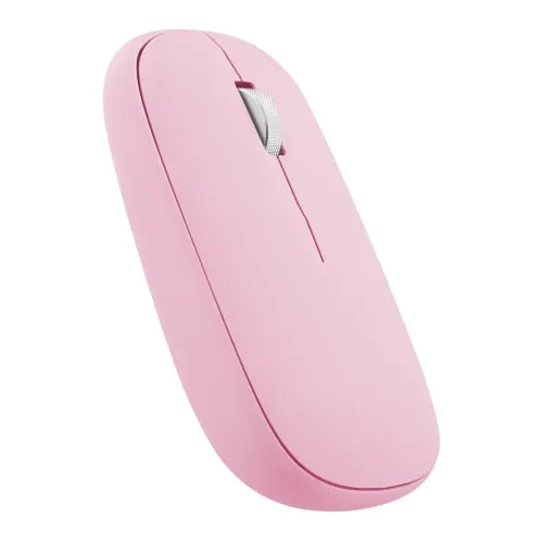 t-nb-iclick-color-dual-connect-souris-sans-fil-ultra-fine-rose image 1