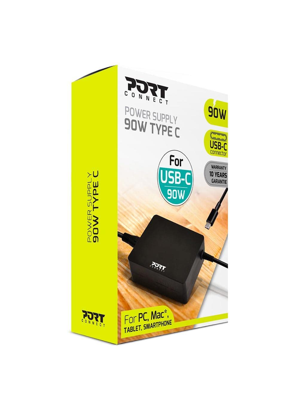 port-connect-alimentation-65w-usb-c-pour-pc-macbook-tablette-et-smartphone-prise image 4