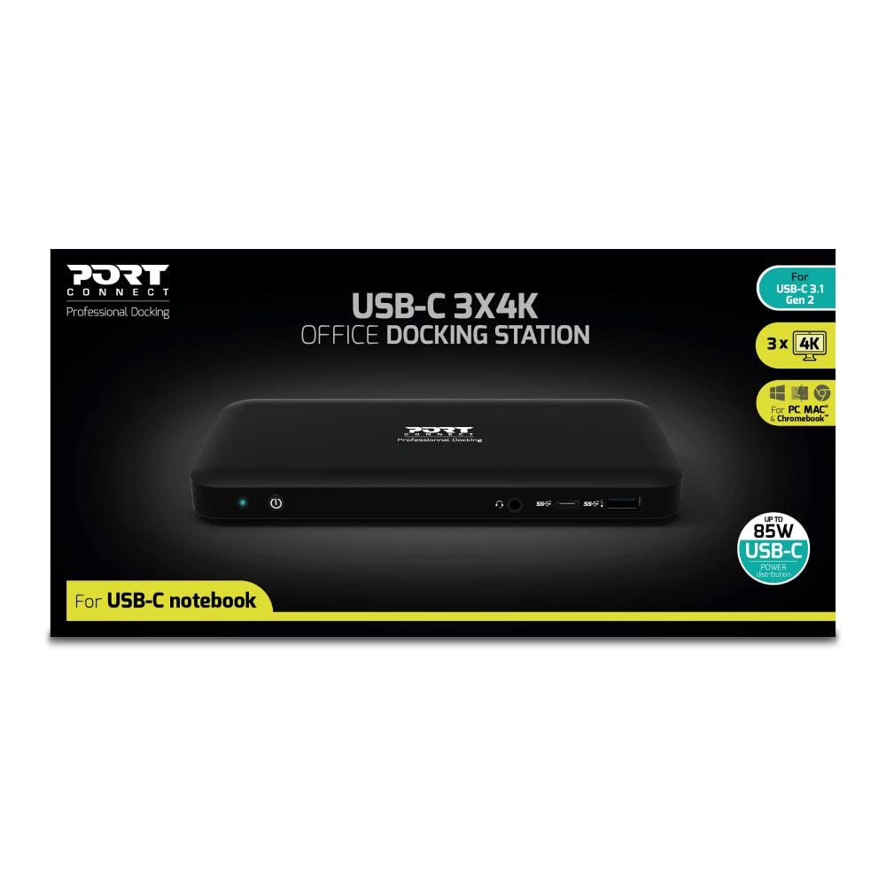 port-connect-station-d-accueil-de-bureau-usb-c-3-x-4k-9-p-riph-riques-85w image 8