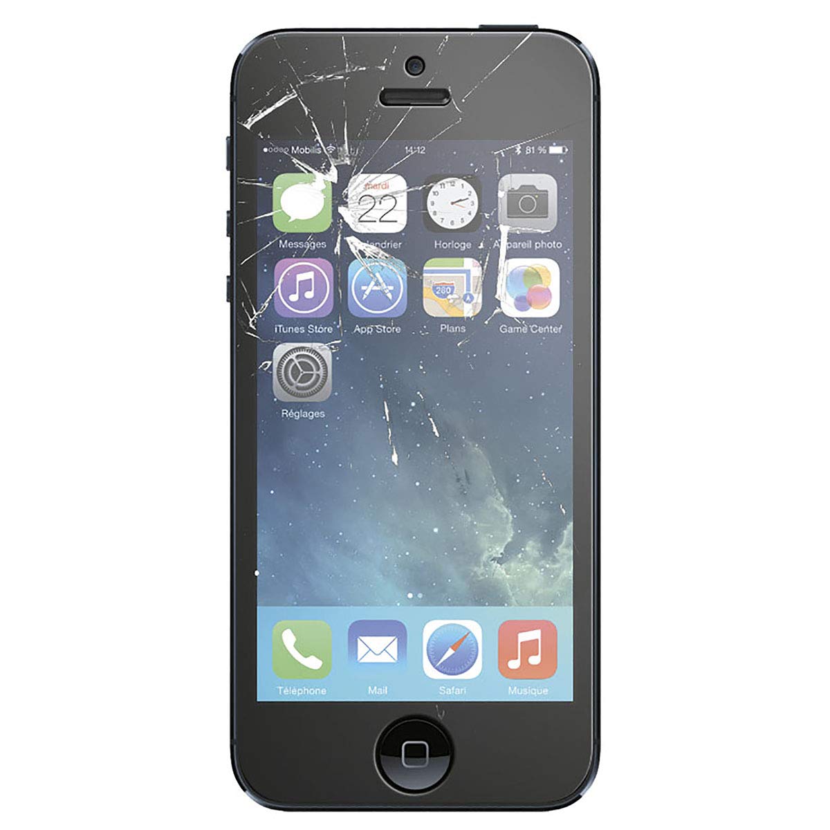 mobilis-film-de-protection-cran-verre-tremp-anti-rayures-9h-pour-iphone-5-iphone image 2