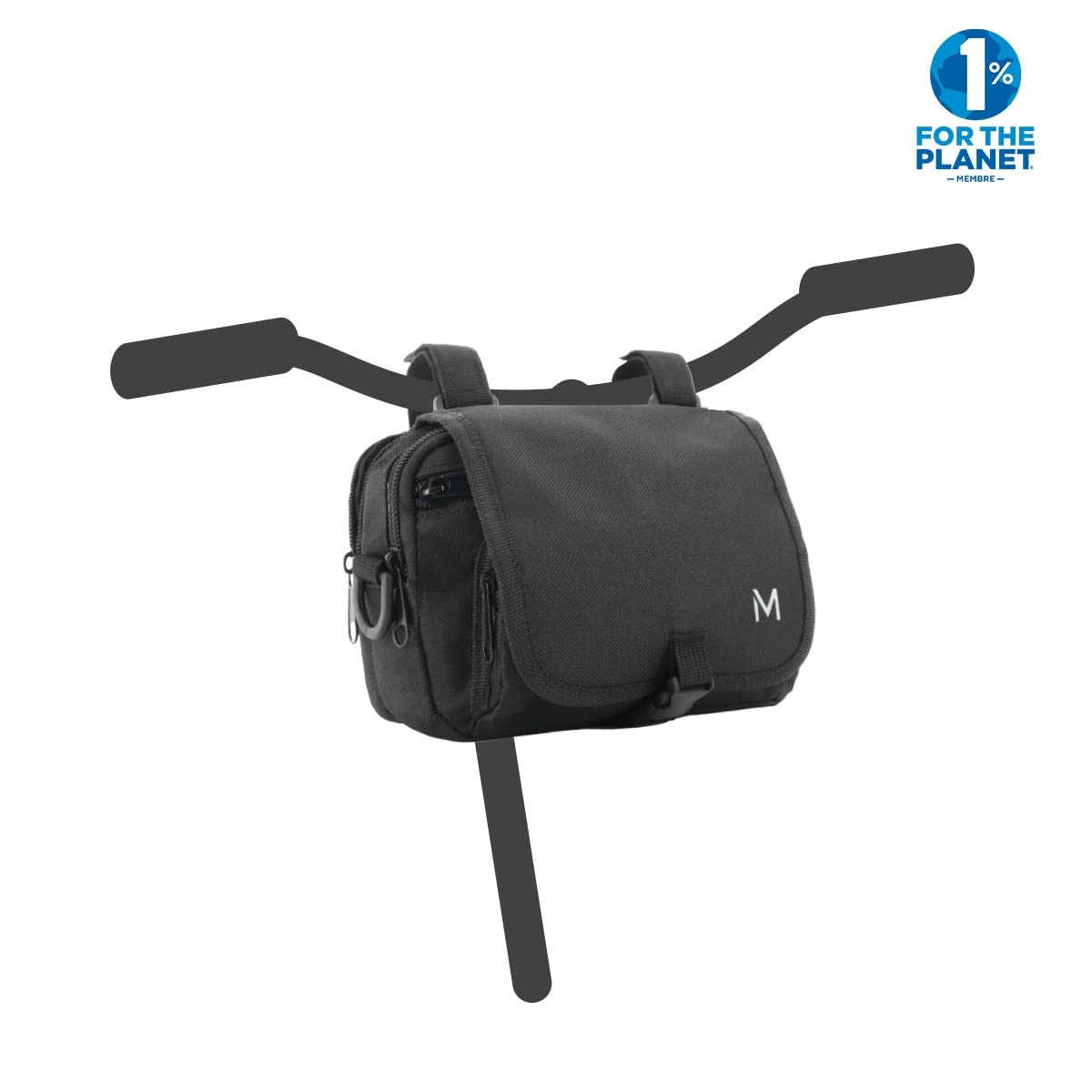 mobilis-sacoche-de-guidon-v-lo-2-litres-d-perlante-avec-bandouli-re-noir image 4