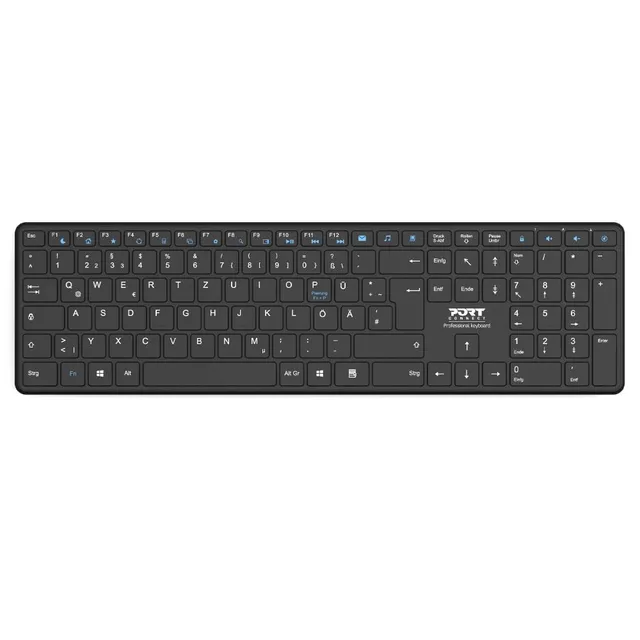 port-designs-port-connect-clavier-bluetooth-rechargeable-usb-c-bureau-noir-de image 1