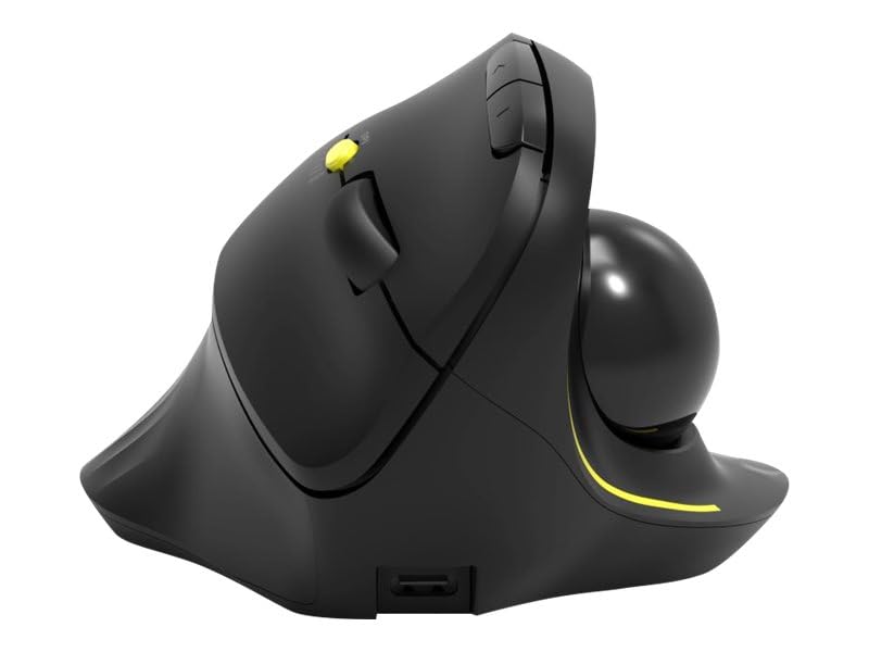 port-designs-souris-ergonomique-trackball-bluetooth-2-4ghz-rechargeable-noire image 4