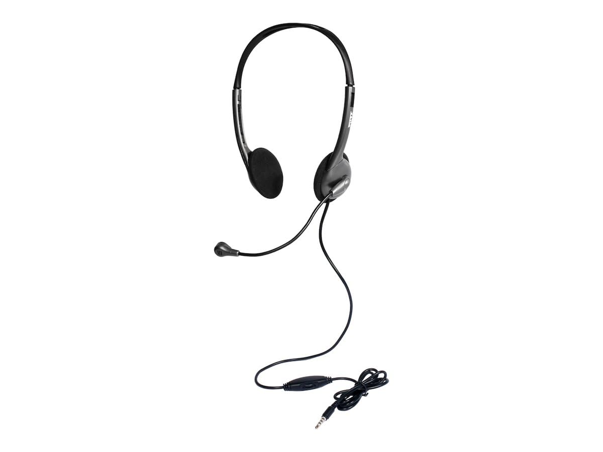 port-connect-casque-audio-st-r-o-avec-micro-jack-3-5mm-noir image 2