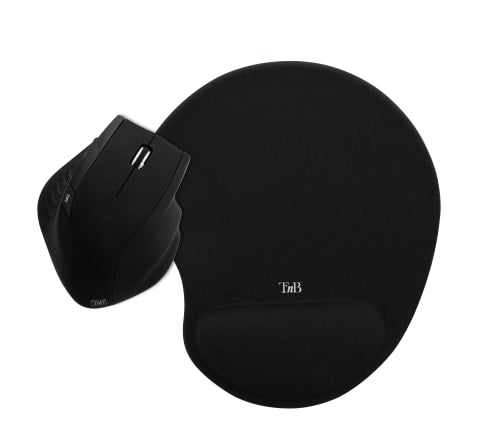 t-nb-pack-souris-sans-fil-ergonomique-tapis-gel-repose-poignet image 1