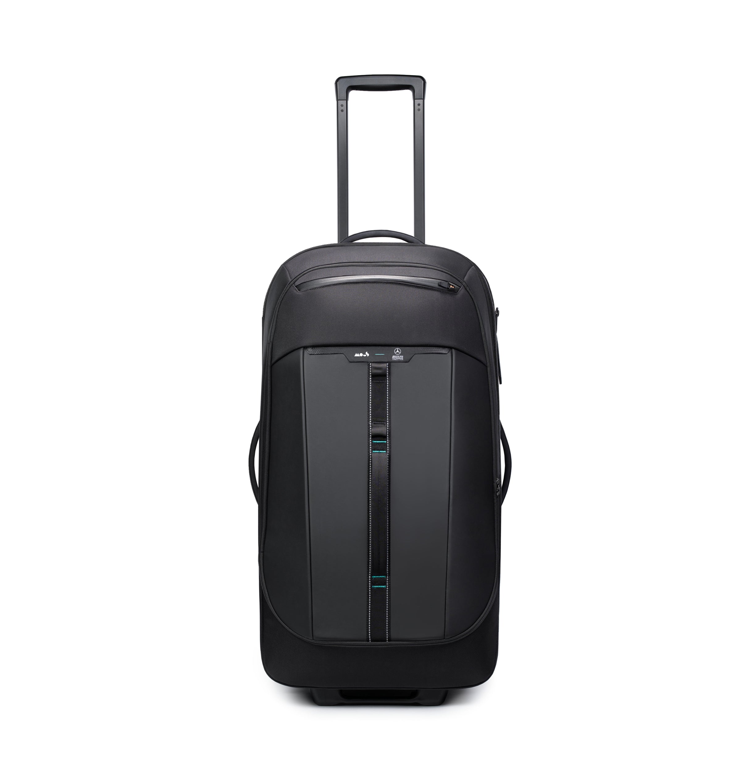 mous-optimal-x-mercedes-amg-f1-team-duffel-roulettes-105l-black image 1