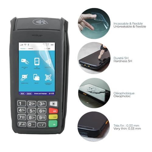 mobilis-t-series-film-de-protection-pour-tpe-ingenico-move-5000-transparent-ik06 image 5