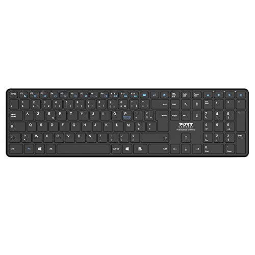 port-designs-port-connect-clavier-bluetooth-rechargeable-slim-led-8m-bureau-noir image 8