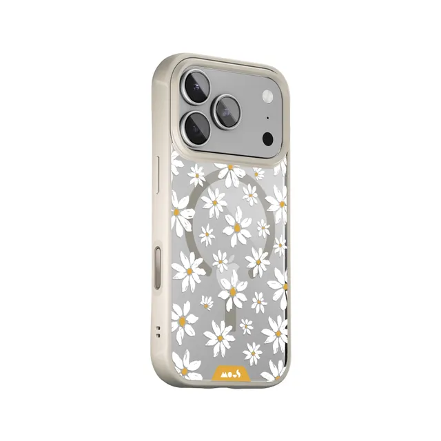 mous-daisies-flowers-coque-de-protection-magsafe-motif-fleurs image 1