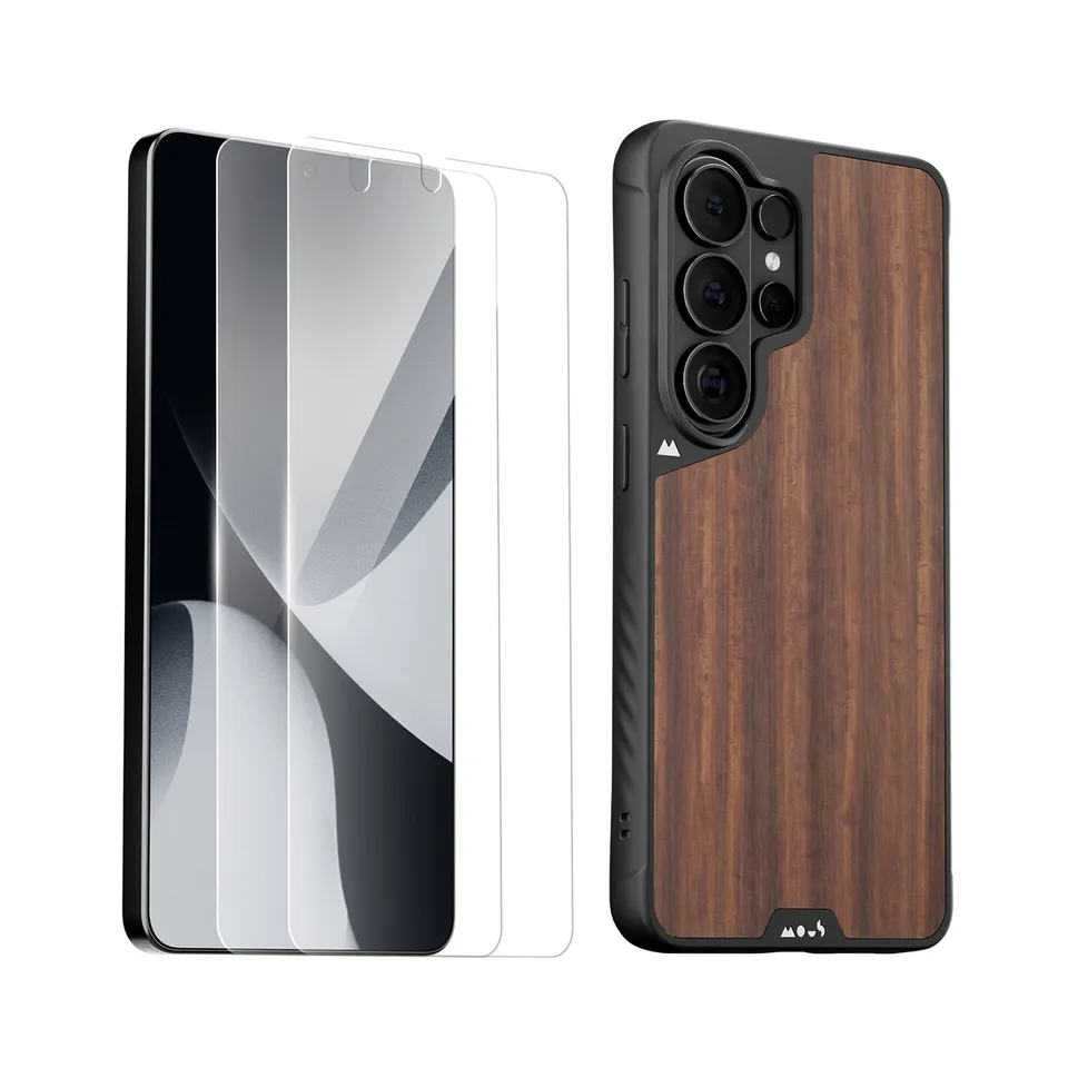mous-samsung-essentials-kit-walnut-coque-limitless-prot-ge-cran-galaxy-s26 image 1