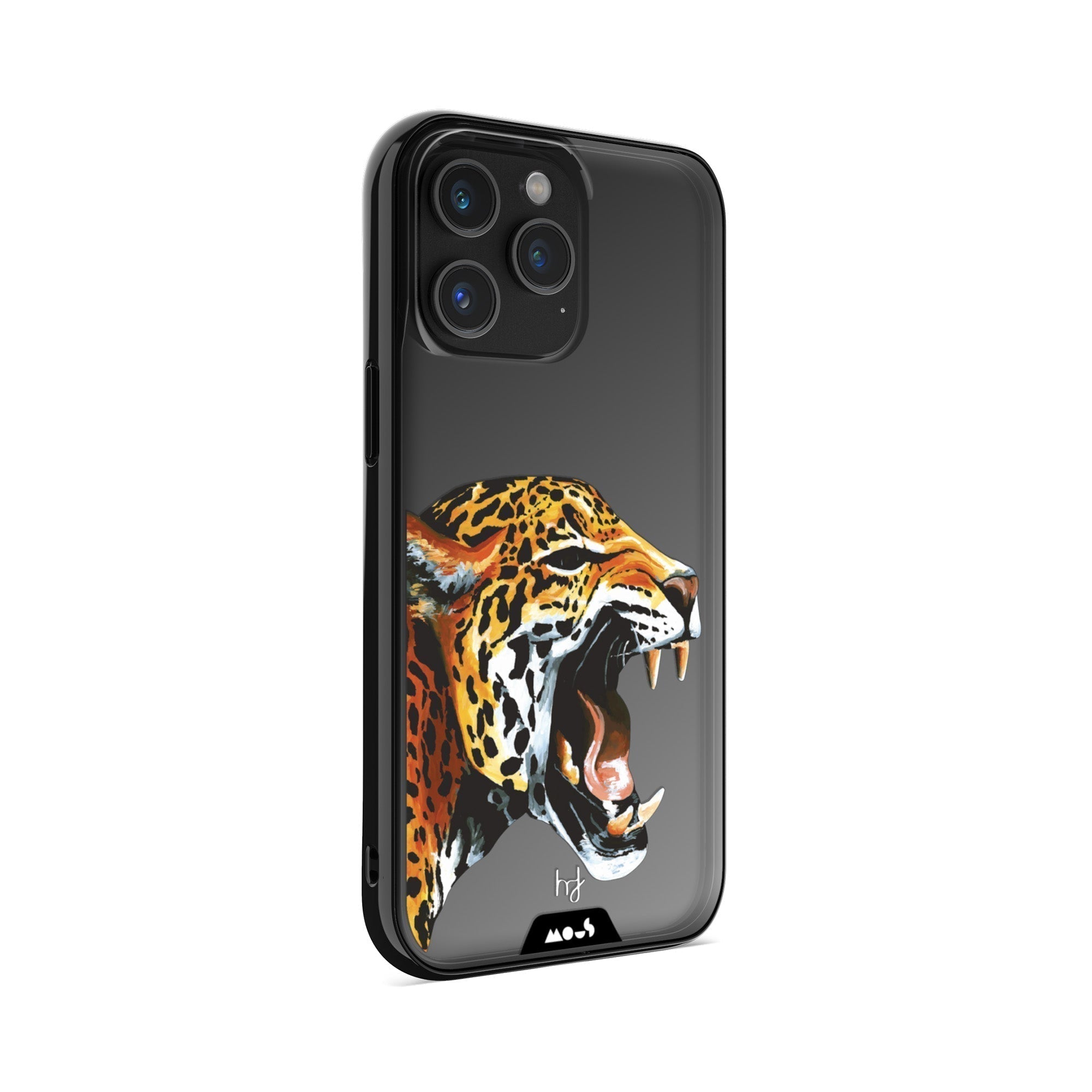 coque-de-protection-mous-the-jaguar-henry-fraser-design-nature-noir-et-orange image 7