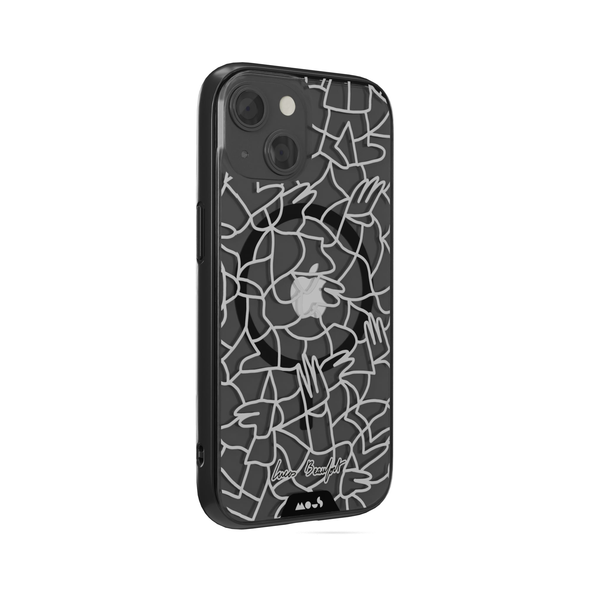 coque-de-protection-mous-x-lucas-beaufort-white-street-art-magsafe-pour-iphone-1 image 2