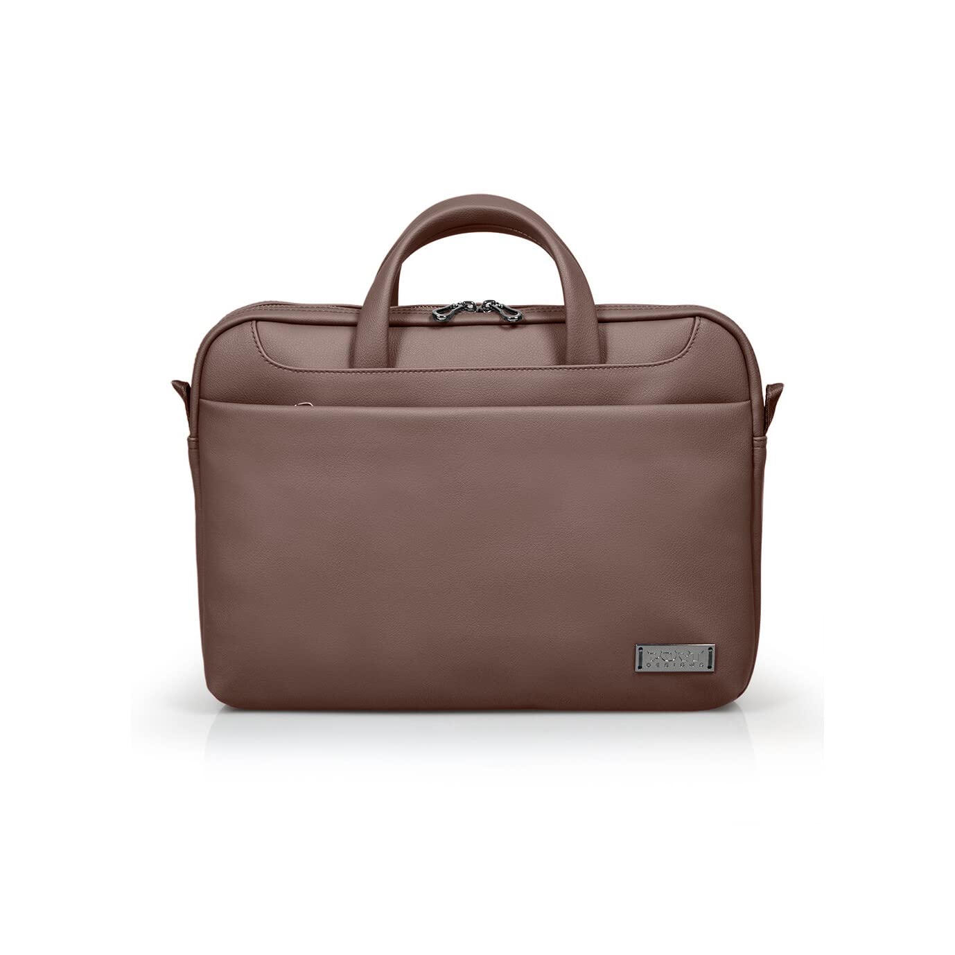 port-designs-zurich-toploading-sacoche-pc-13-3-14-pouces-simili-cuir-noire image 1