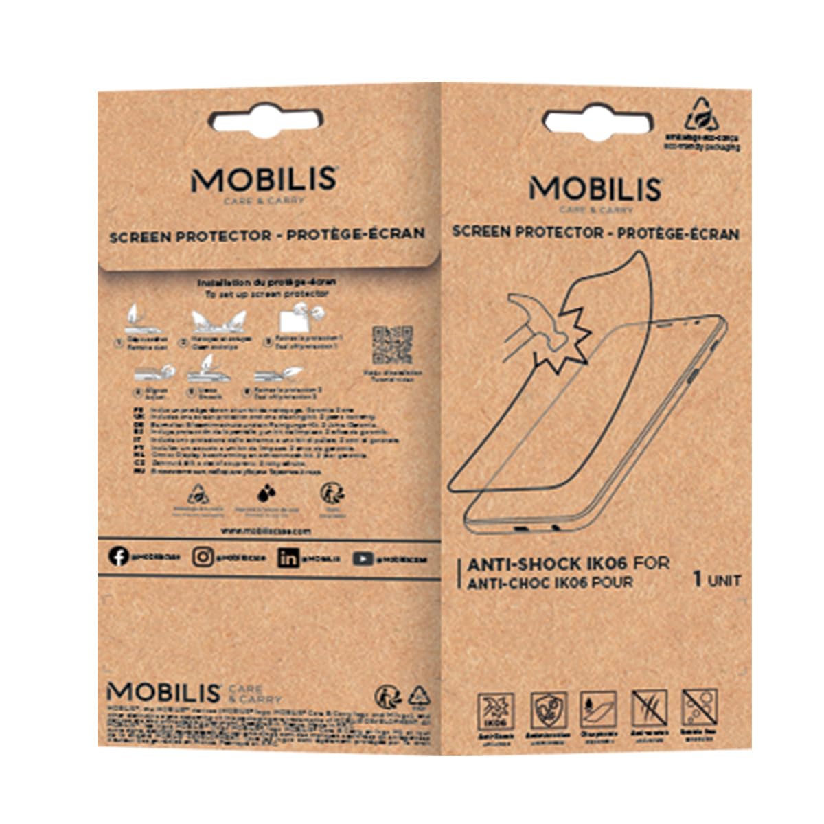 mobilis-t-series-film-de-protection-pour-tpe-ingenico-move-5000-transparent-ik06 image 3