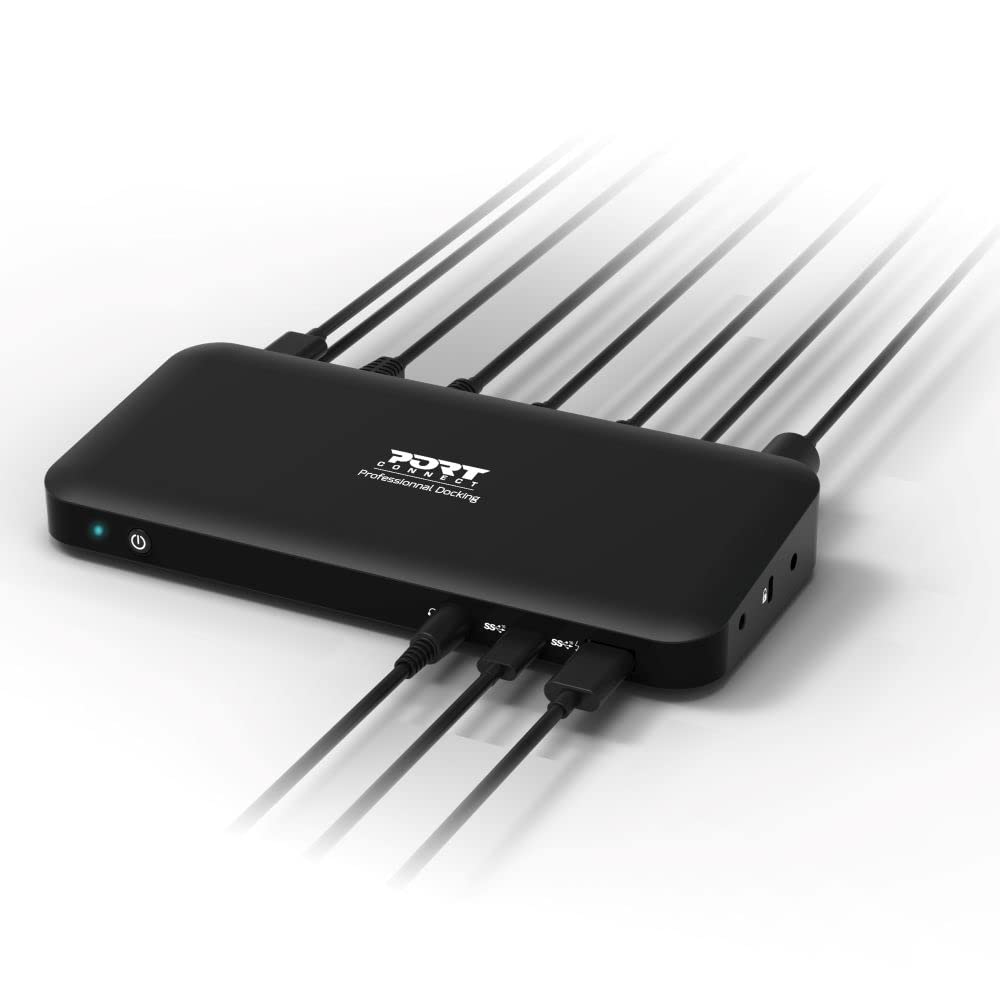 port-connect-station-d-accueil-de-bureau-usb-c-3-x-4k-9-p-riph-riques-85w image 2
