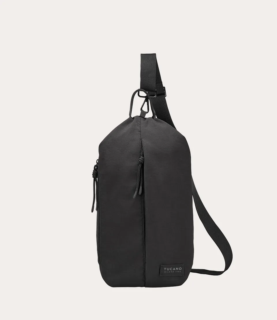 tucano-agile-crossbody-large-sac-bandouli-re-nylon-froiss image 1