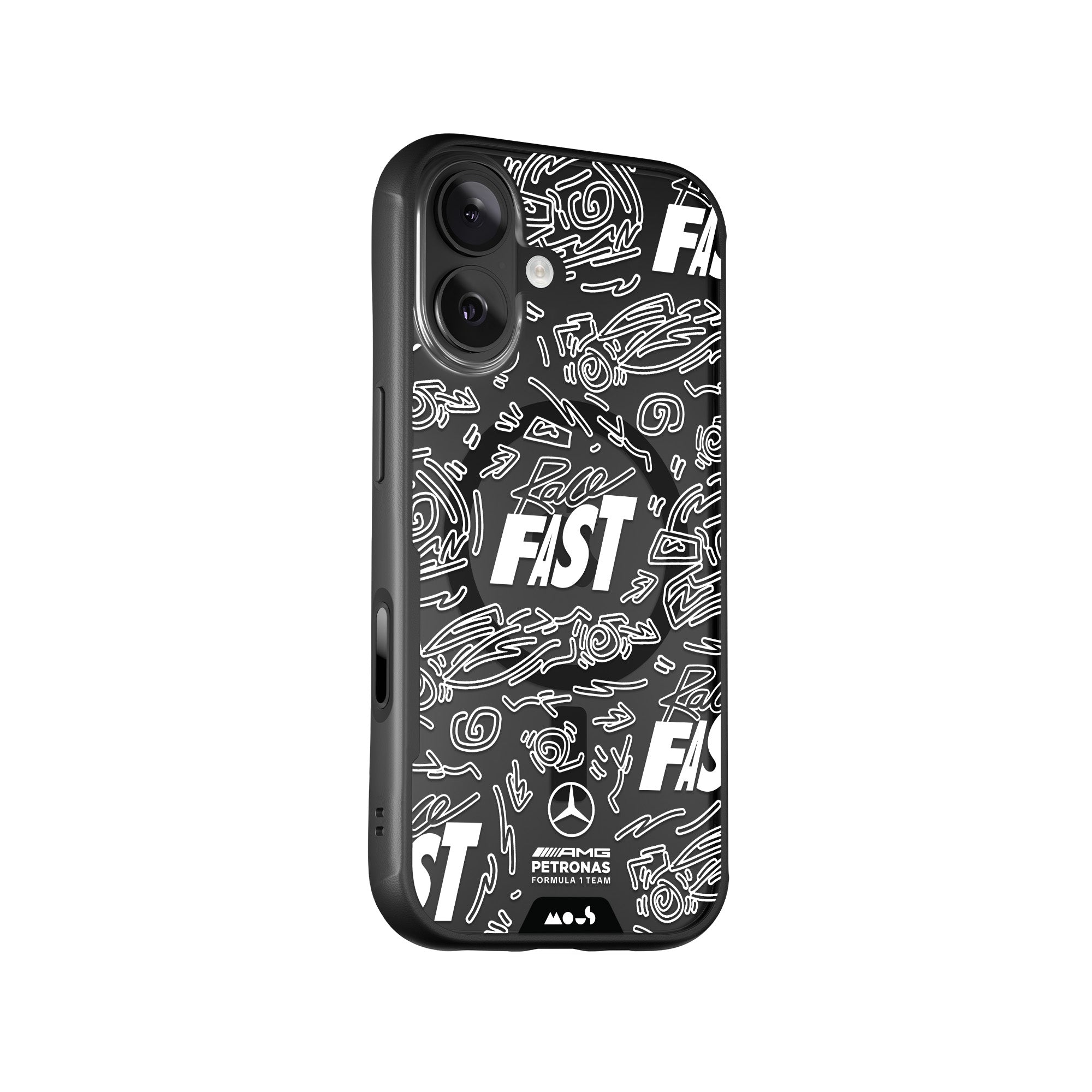 coque-t-l-phone-mous-x-mercedes-amg-petronas-f1-race-day-clear-magsafe-transpare image 4