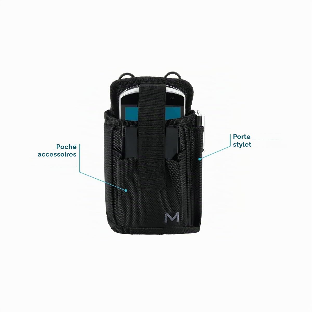 mobilis-holster-taille-s-pochette-ceinture-pour-smartphone-et-terminal-8-5-x-14- image 2