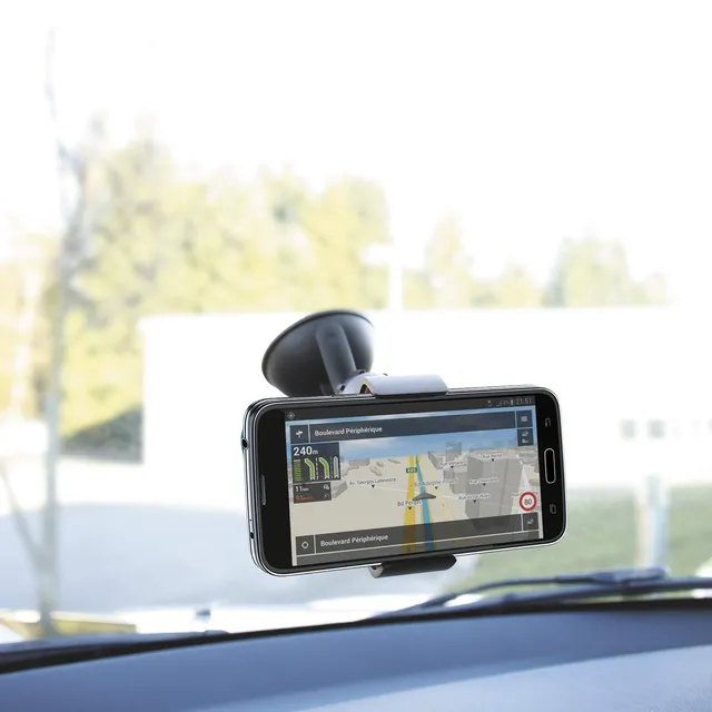 mobilis-support-voiture-pare-brise-smartphone-3-6-5-rotation-360-noir image 1