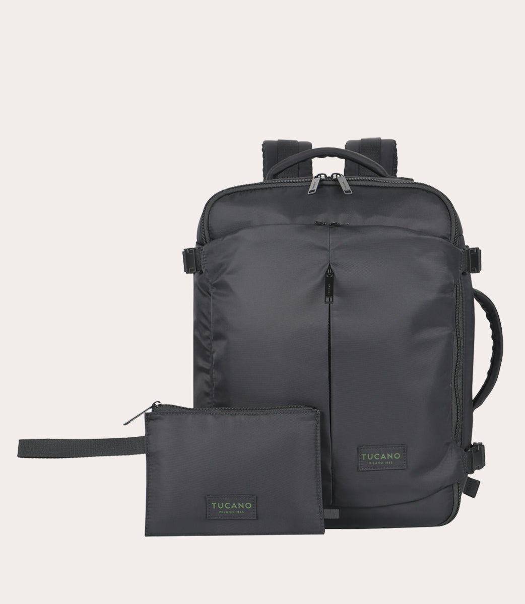 tucano-tug-premium-sac-dos-cabine-avion-en-nylon-recycl-avec-logement-airtag image 6