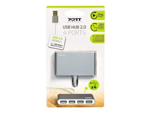 port-designs-port-connect-hub-usb-a-4-ports-usb-2-0-480-mb-s image 4