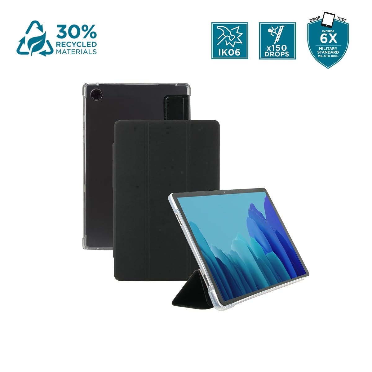 mobilis-r-series-coque-samsung-galaxy-tab-a9-11-coins-renforc-s-porte-stylet-noi image 2