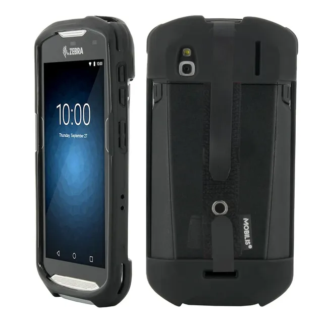 mobilis-protech-coque-noire-pour-zebra-tc51-tc52-tc56-tc57-dragonne image 1