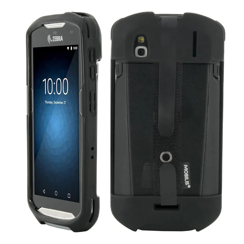 mobilis-protech-coque-noire-pour-zebra-tc51-tc52-tc56-tc57-dragonne image 1